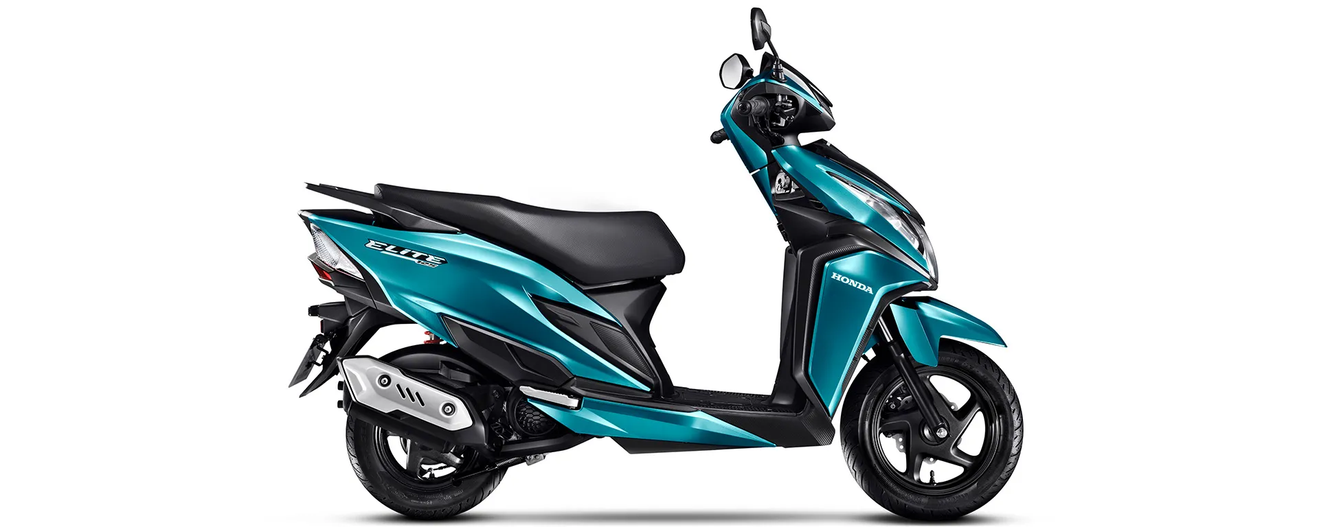 Honda Elite 125 azul lateral