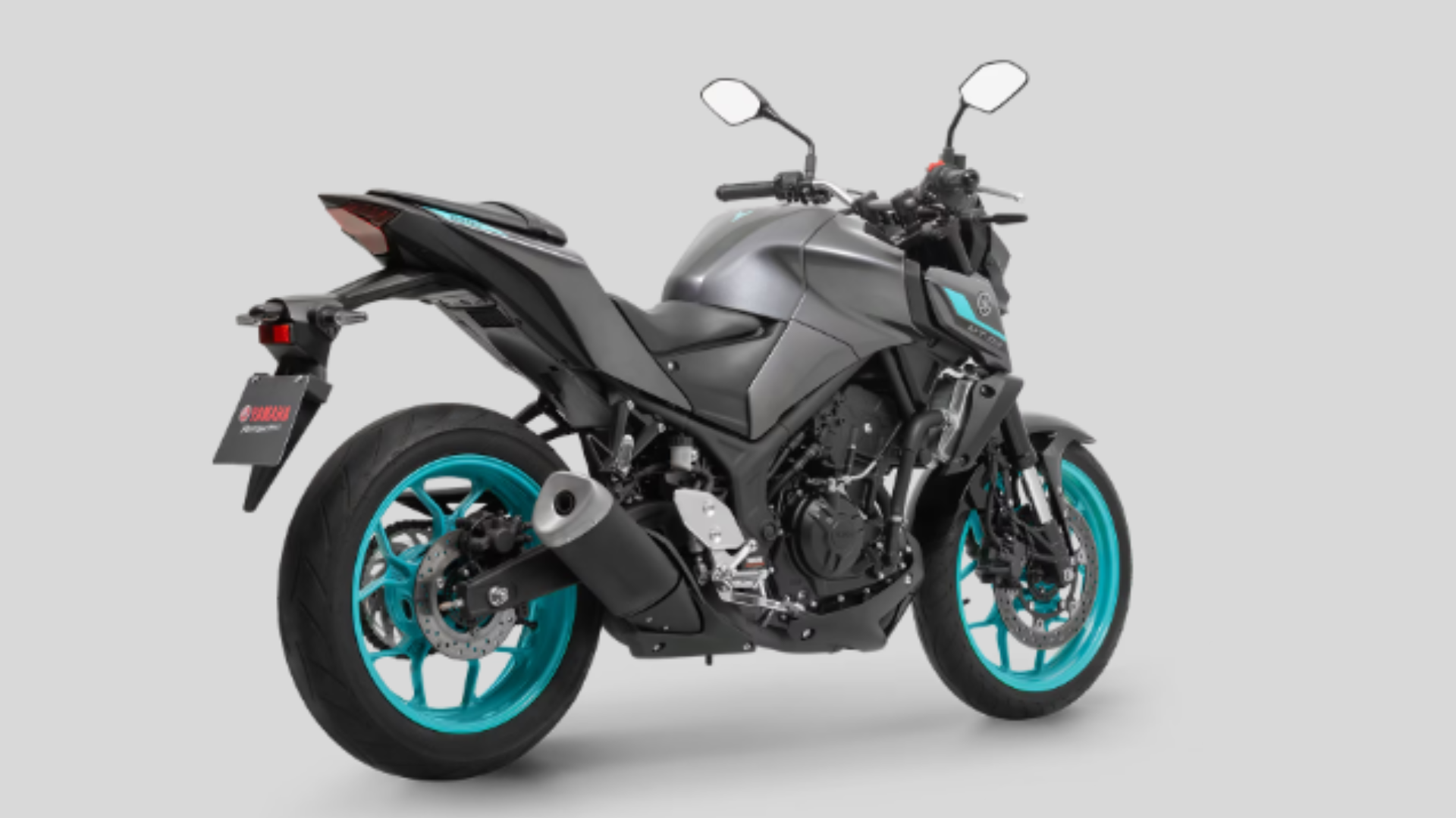 Yamaha MT-03 2025 preta e azul