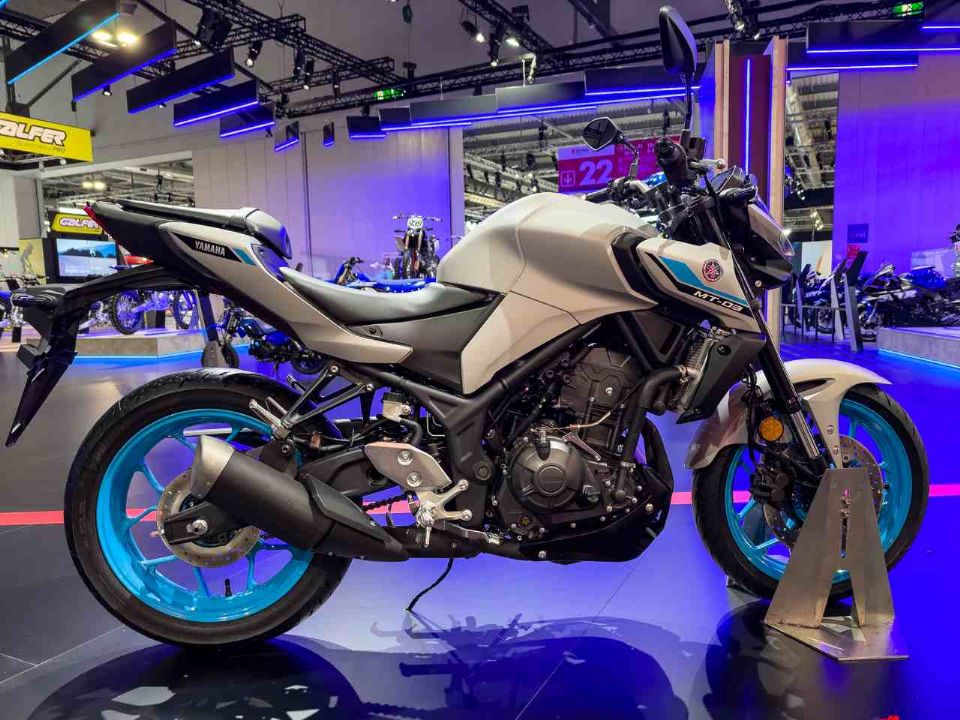 Yamaha MT-03 2025 na Europa